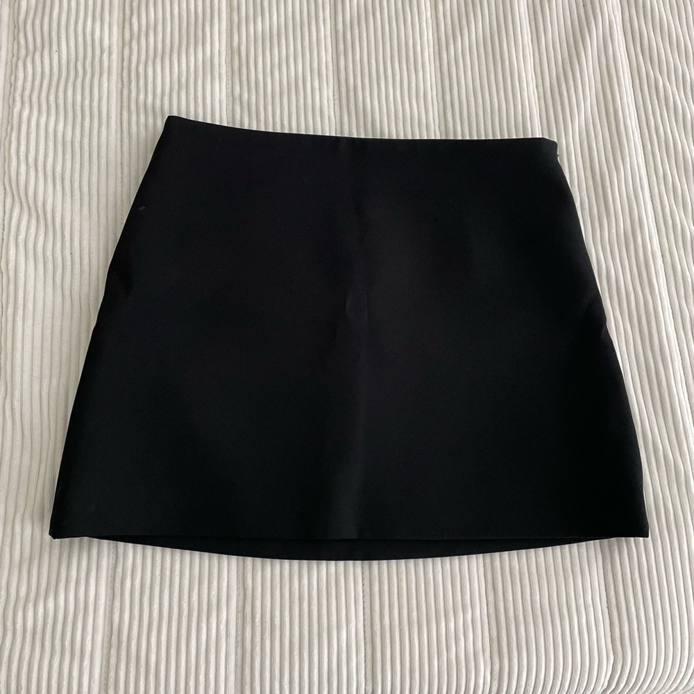 Zara black mini skirt